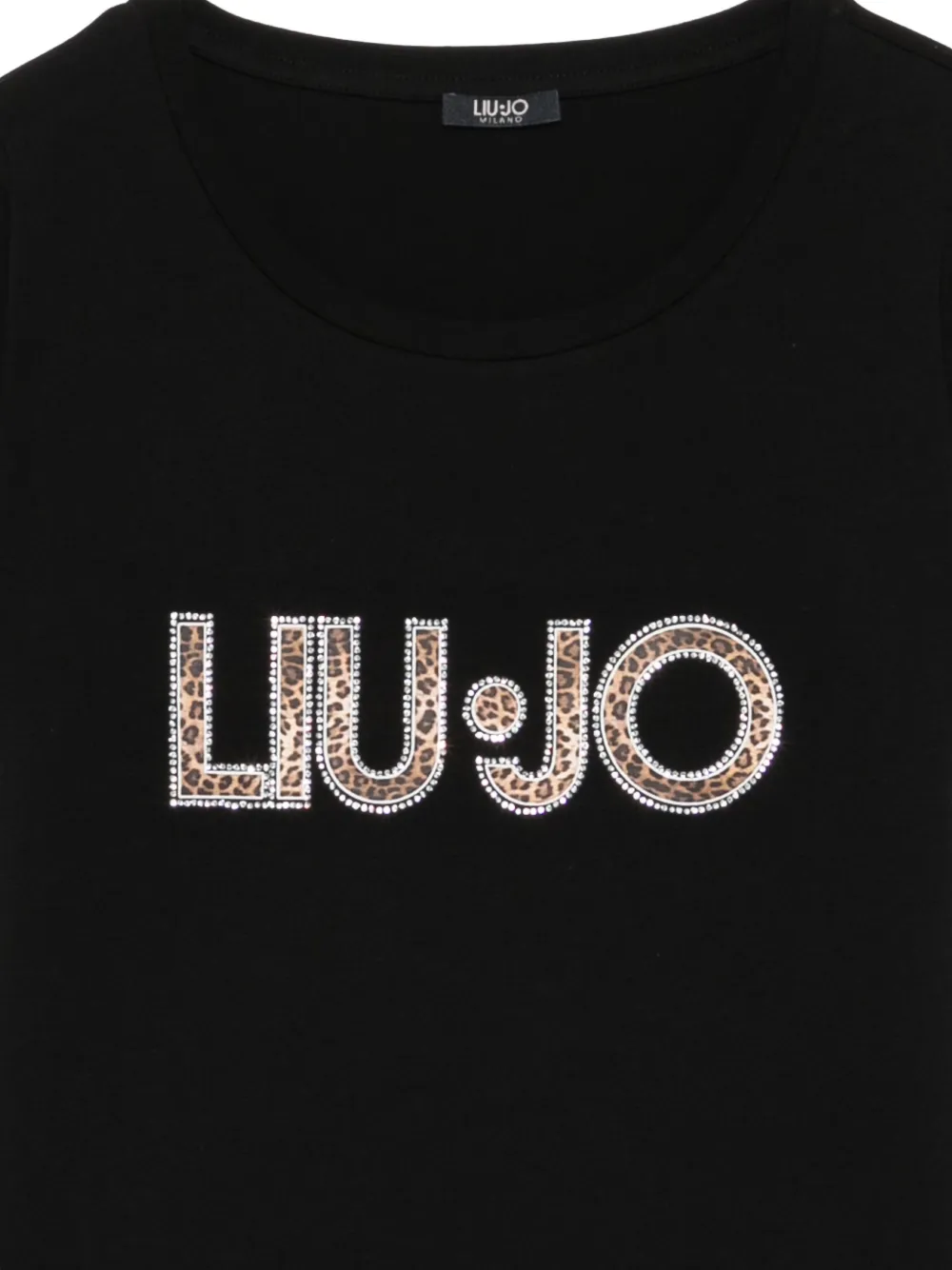LIU JO T-shirt met logo Zwart
