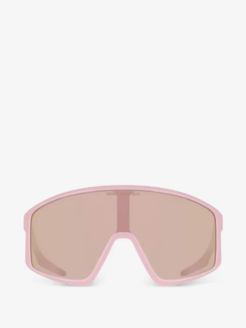 Karl Lagerfeld lentes de sol con armazón geométrica