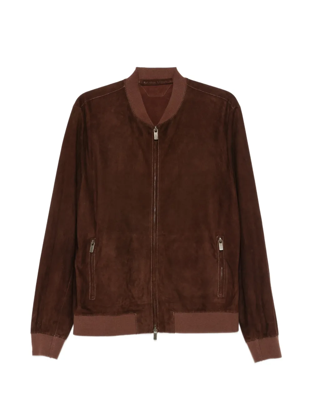 Salvatore Santoro suede bomber jacket - Brown
