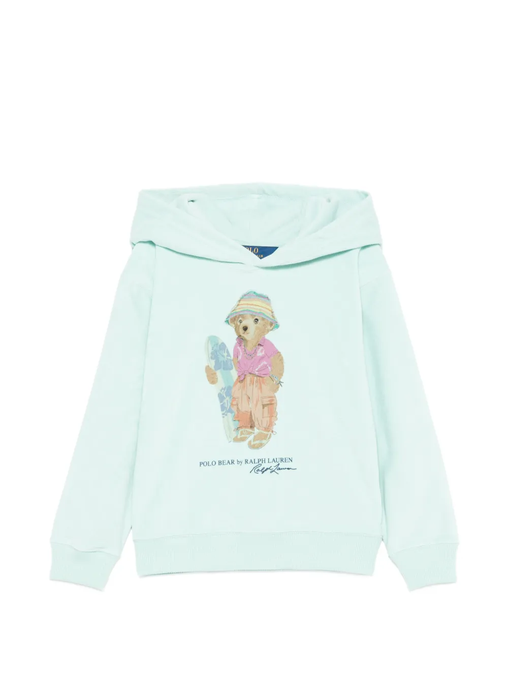 POLO RALPH LAUREN KIDS long-sleeve hoodie - Blu