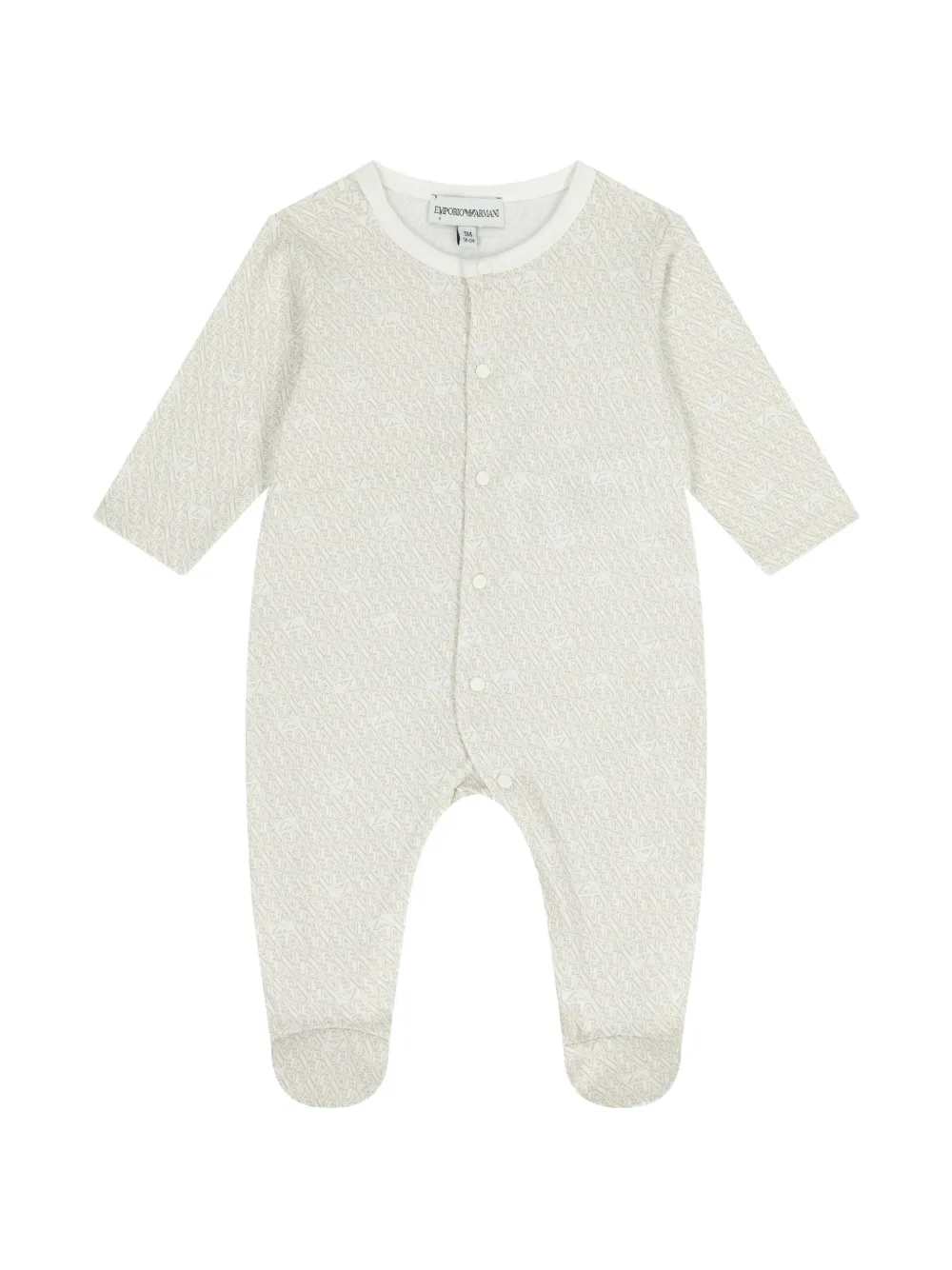 Emporio Armani Kids Drie logoprinten pyjama's Wit