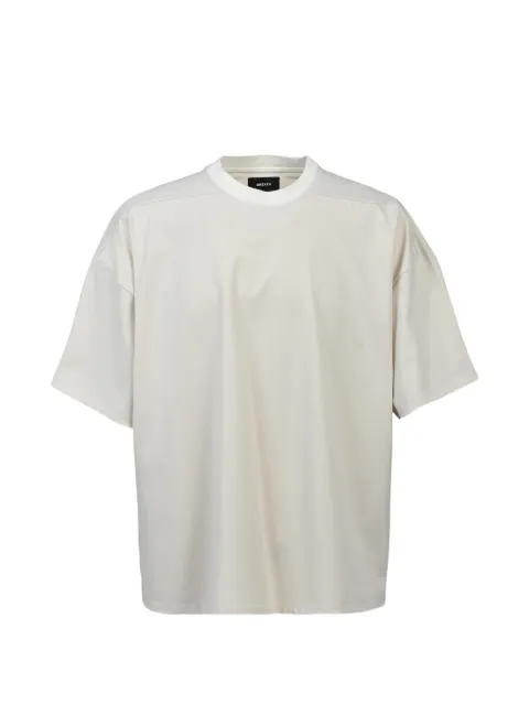 BREATH NEW RICH SILKY WIDE dropped-shoulder T-shirt