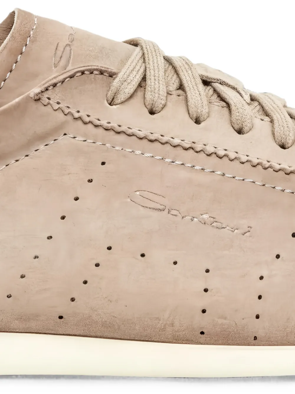 Santoni Yorker low-top sneakers Beige
