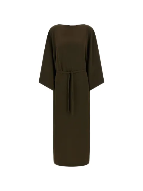 Alberto Biani kimono-sleeve cady dress