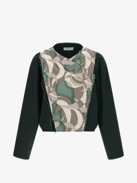 Kiko Kostadinov Csomor geometric-pattern blouson