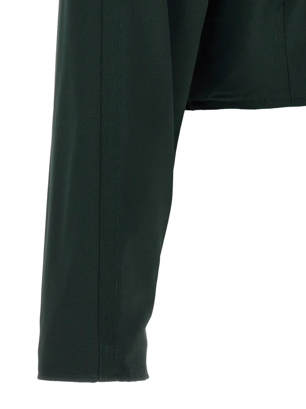 Kiko Kostadinov Csomor blouse met geometrisch patroon Groen