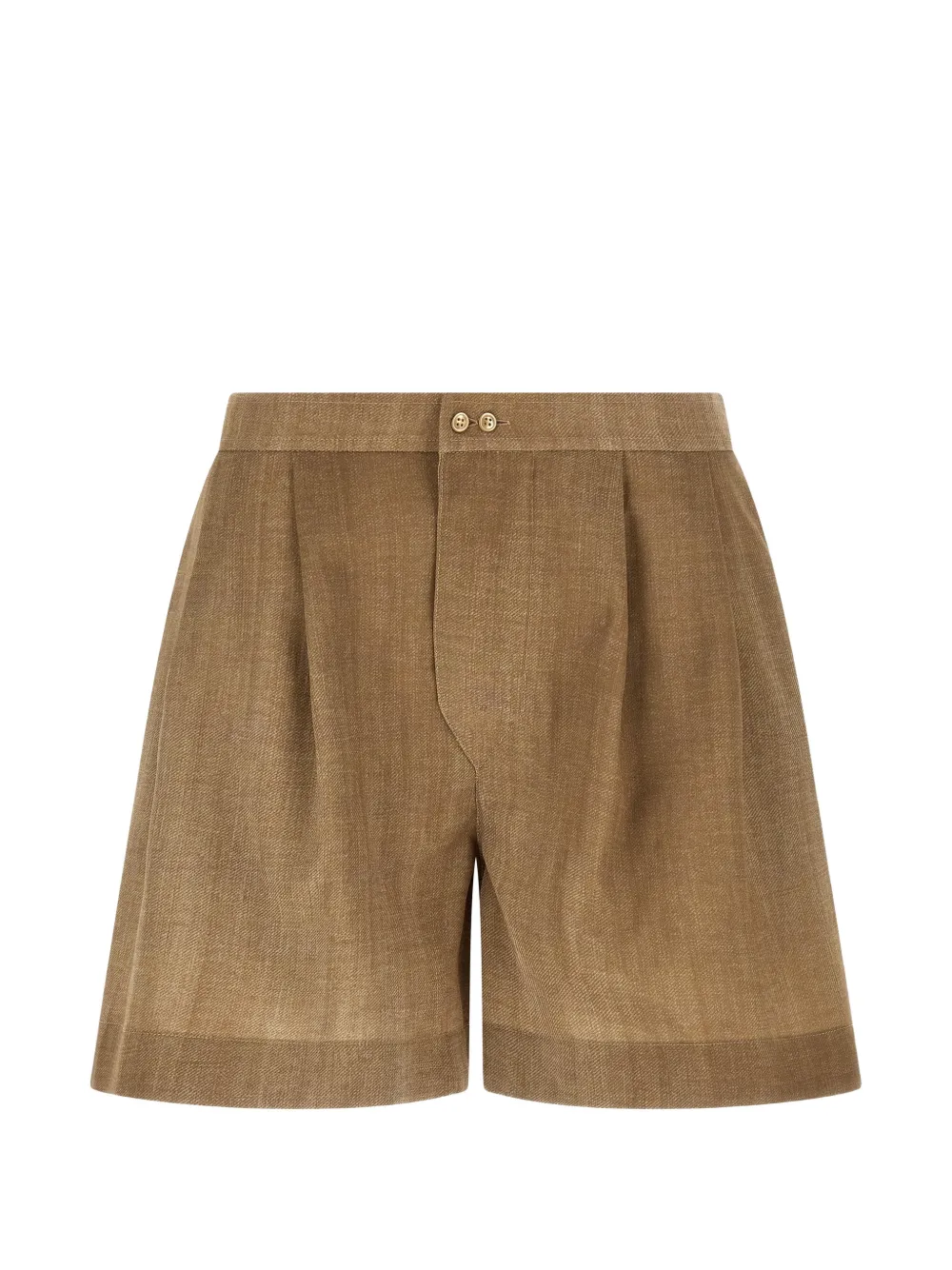 Ermanno Scervino pleated shorts - Marrone