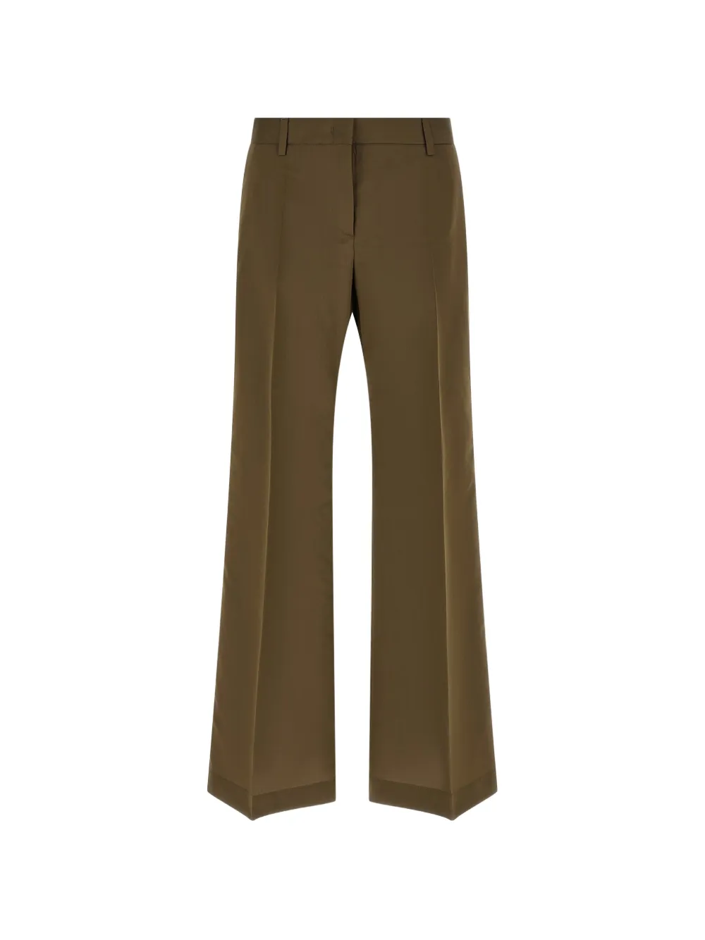Alberto Biani flared palazzo pants - Verde
