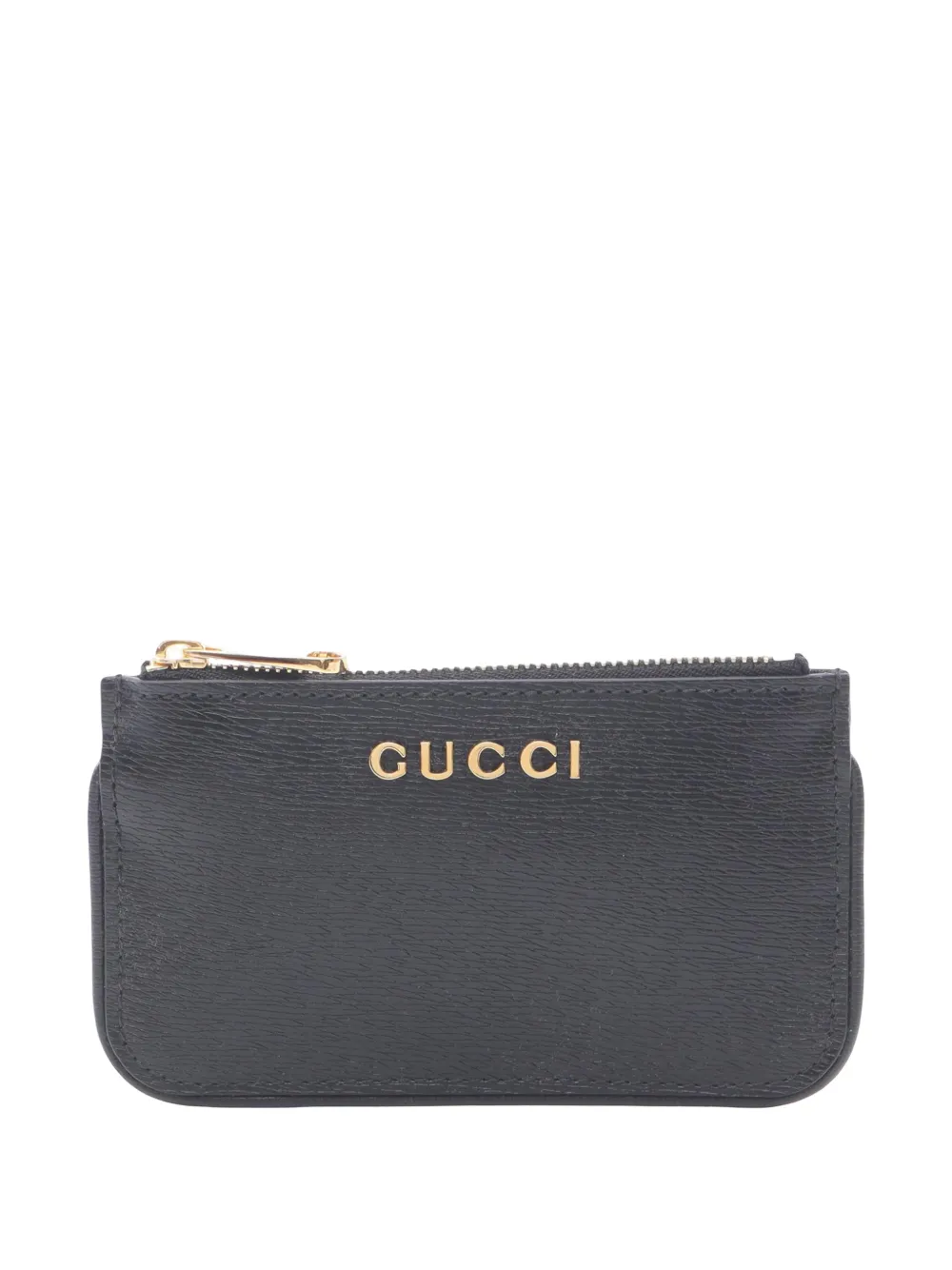 Gucci Pre-Owned 2016-2026 Leather coin pouch - Nero