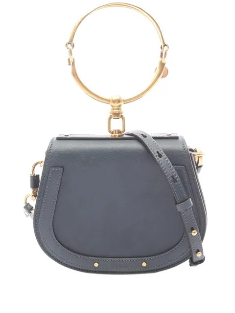 Chloé Pre-Owned bolso satchel Nile Bracelet pequeño de piel 2010-2026