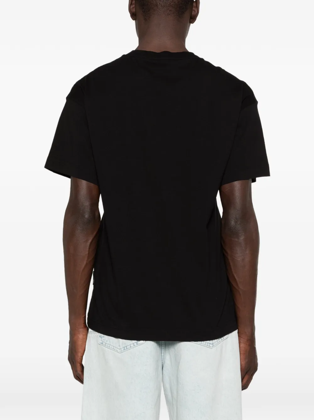 Palm Angels T-shirt met logopatch Zwart