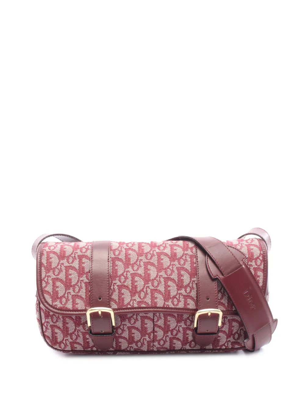 Christian Dior Pre-Owned 1990-2010 Diorissimo Trotter Canvas crossbody bag - Red