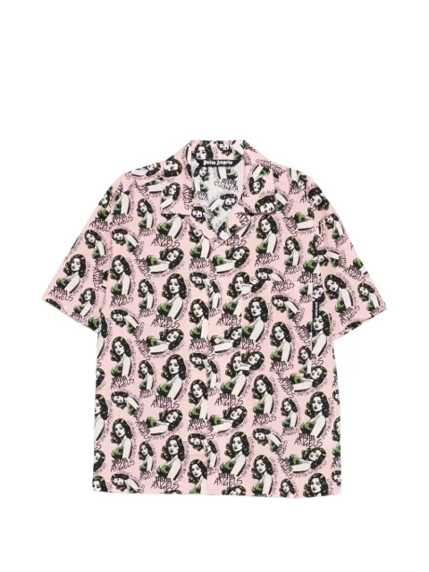 Palm Angels graphic-print short-sleeve shirt