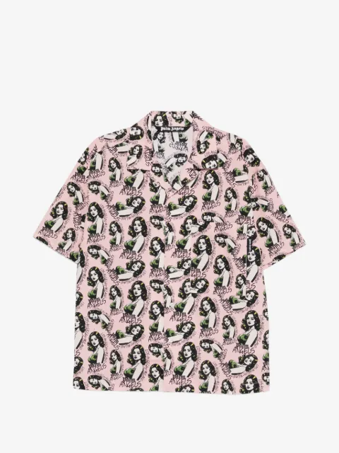 Palm Angels graphic-print short-sleeve shirt