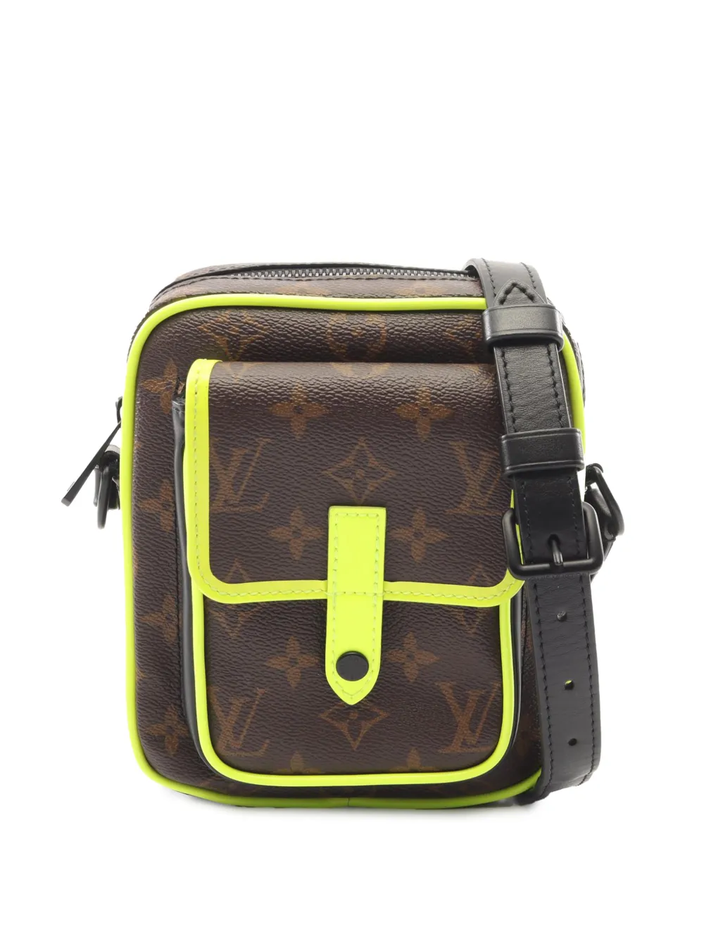 Louis Vuitton Pre-Owned 2021-2026 Monogram Macassar Christopher Wearable crossbody bag - Braun