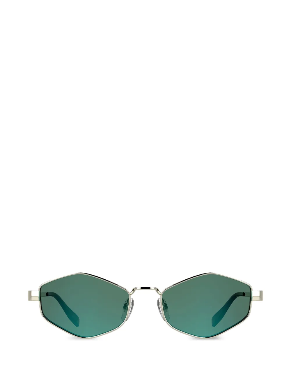 Karl Lagerfeld Sonnenbrille mit geometrischem Gestell - Gold
