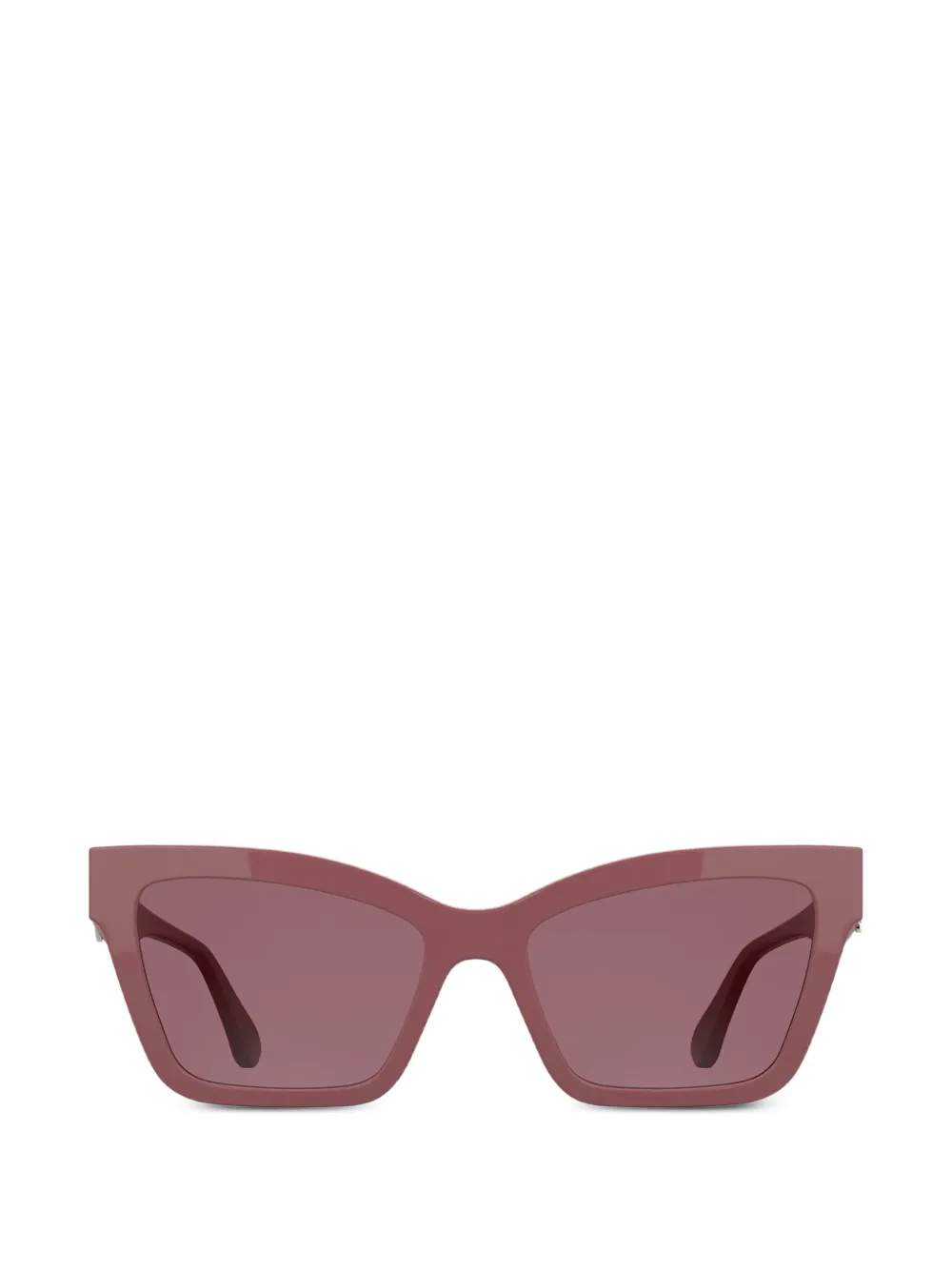 Karl Lagerfeld Sonnenbrille mit Logo - Rosa