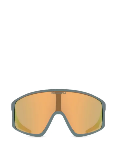 Karl Lagerfeld lentes de sol con armazón geométrica