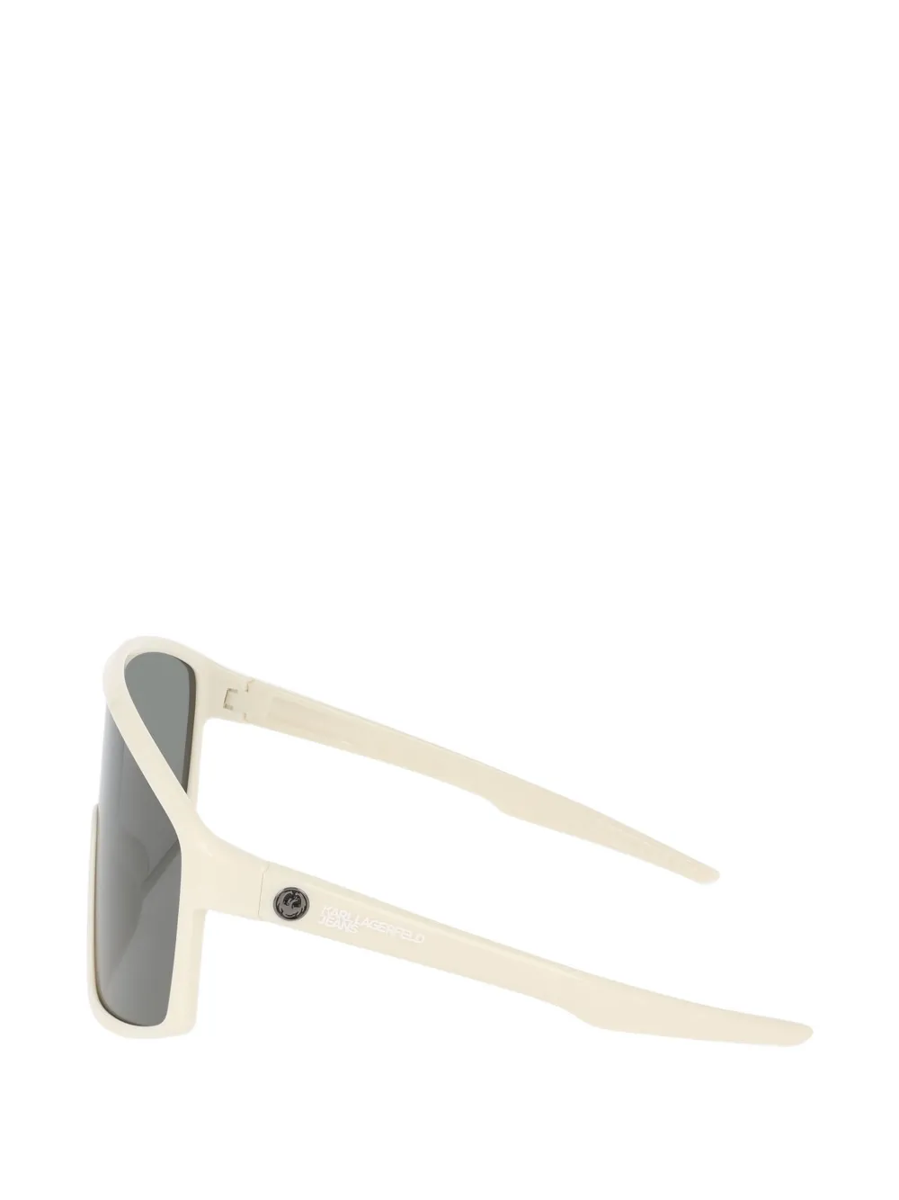 Karl Lagerfeld Zonnebril met geometrisch montuur Beige