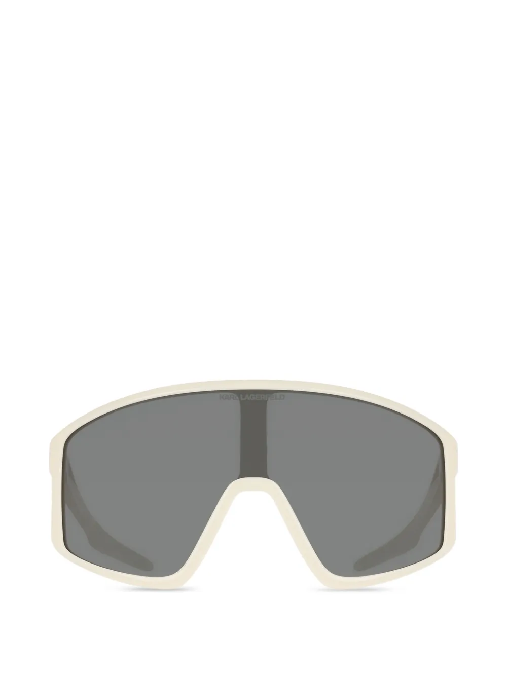 Karl Lagerfeld Sonnenbrille mit geometrischem Gestell - Nude