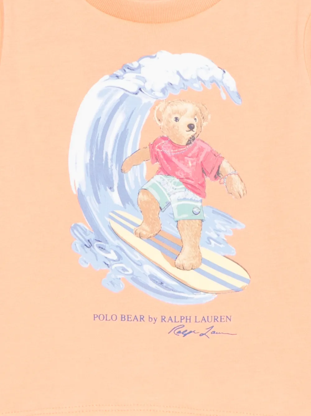 POLO RALPH LAUREN KIDS Katoenen T-shirt Oranje