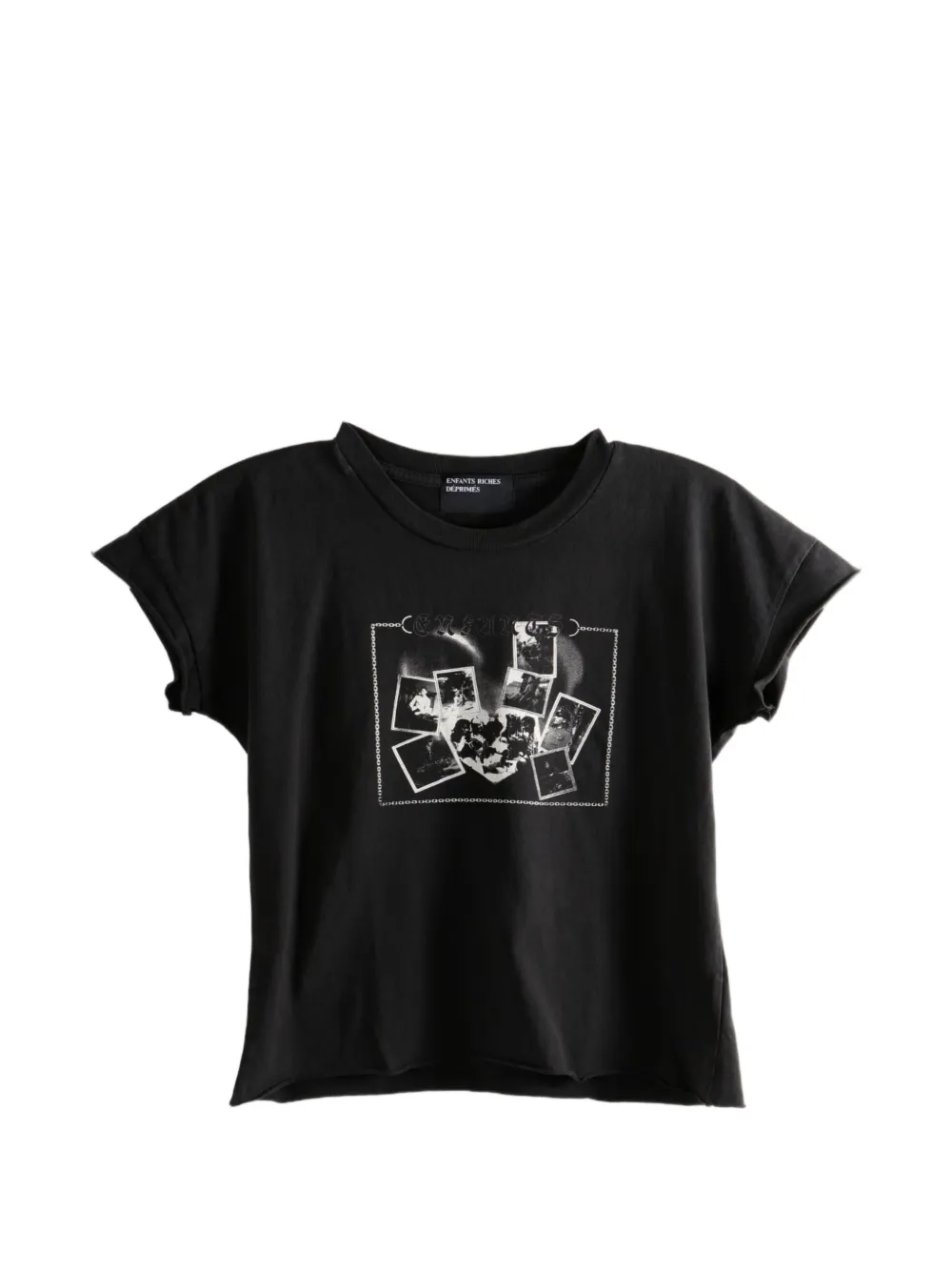Enfants Riches Déprimés graphic-print raw-cut T-shirt