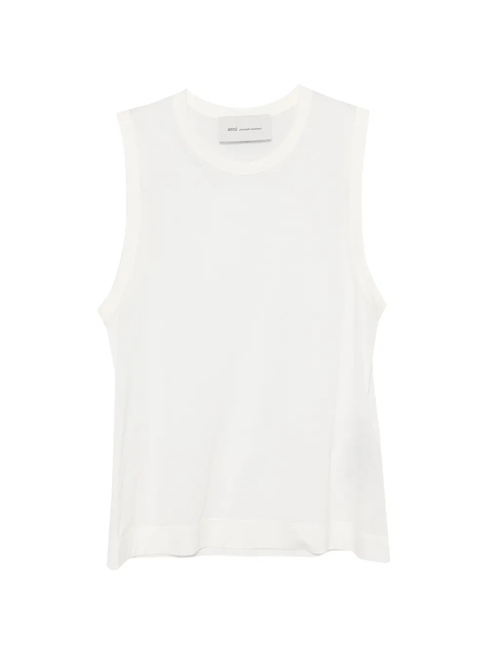 AMI Paris crew-neck sleeveless T-shirt - Toni neutri