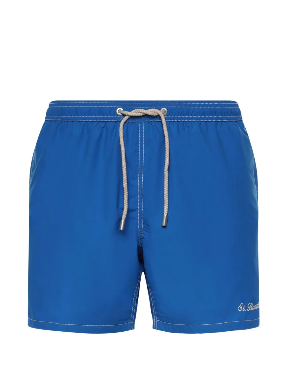 MC2 Saint Barth 콘트라스트 스티치 스윔 쇼츠 | 블루 | Image 1