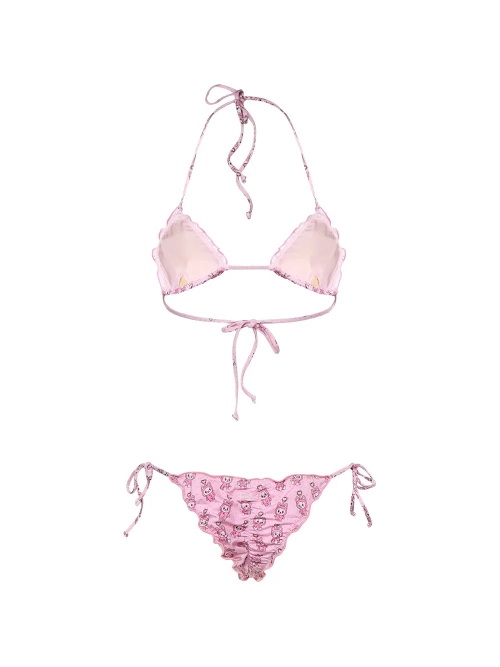 MC2 Saint Barth Sagitami triangel bikini met print Roze