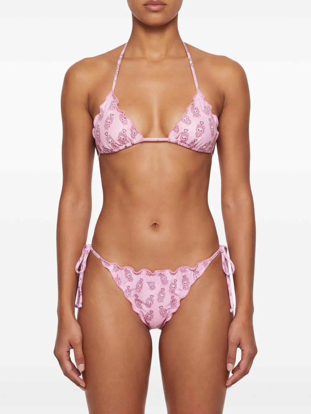 MC2 Saint Barth Sagitami triangel bikini met print Roze