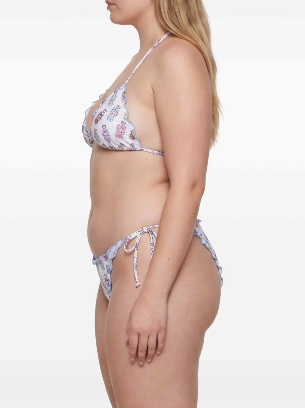 MC2 Saint Barth Bikini met ruches Wit