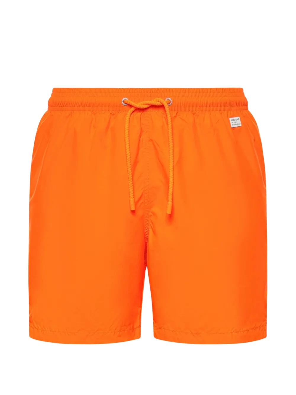 MC2 Saint Barth 로고 패치 드로스트링 스윔 쇼츠 | 오렌지 | Image 1