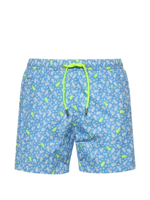 MC2 Saint Barth short de bain à imprimé graphique