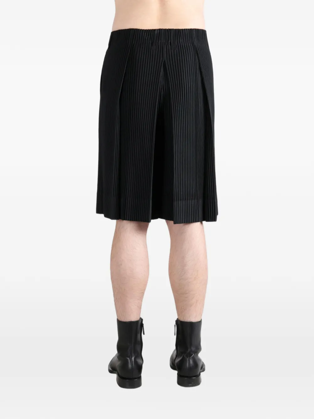 Issey Miyake Plooibroek met wijde pijpen Zwart