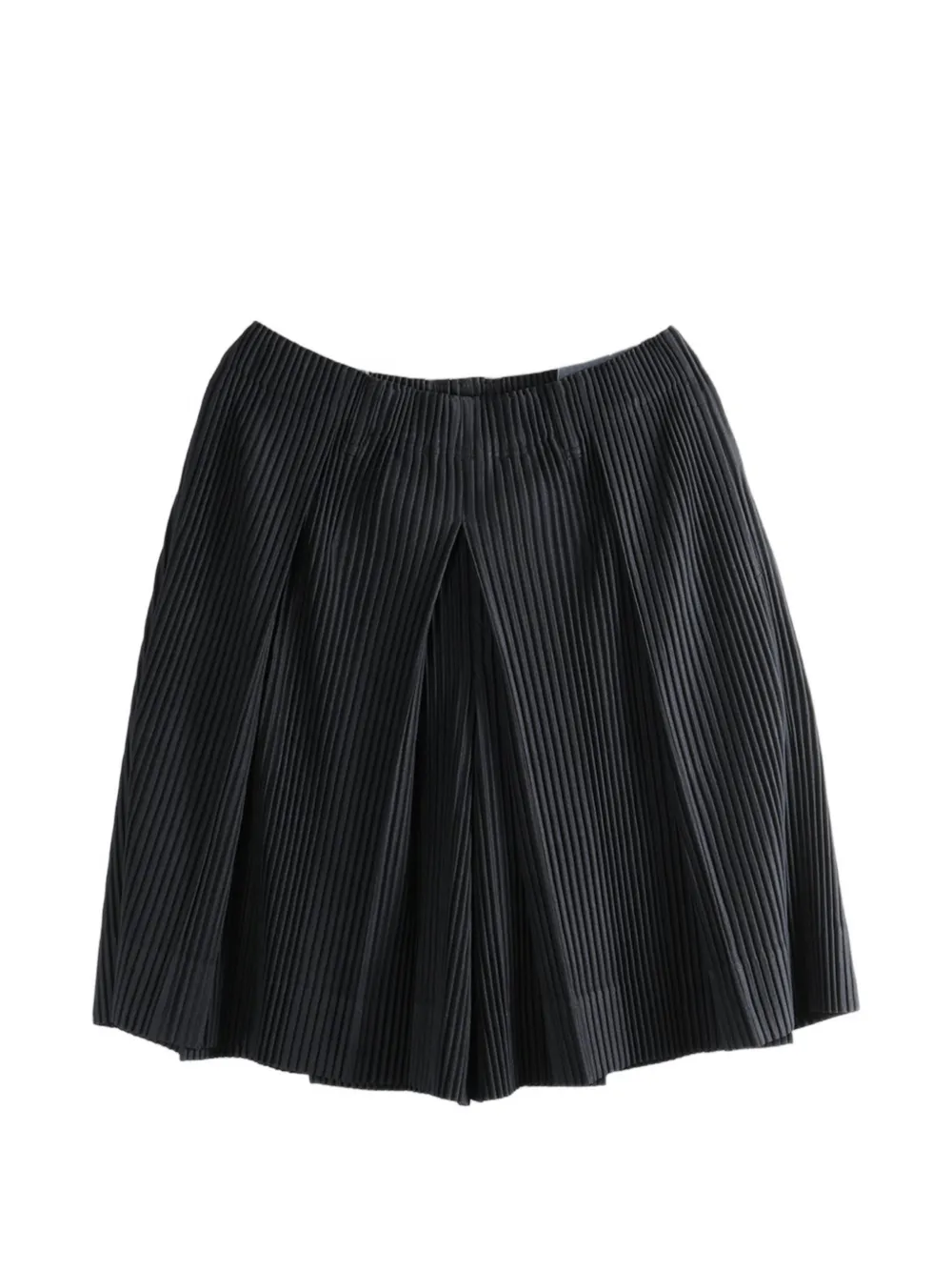 Issey Miyake Plooibroek met wijde pijpen Zwart
