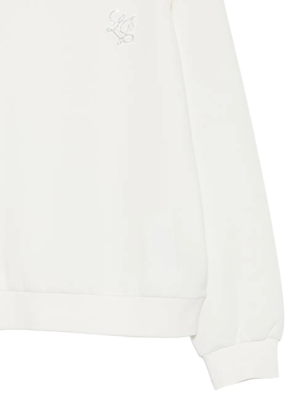  Liu Jo Pull à Manches Courtes - Blanc 