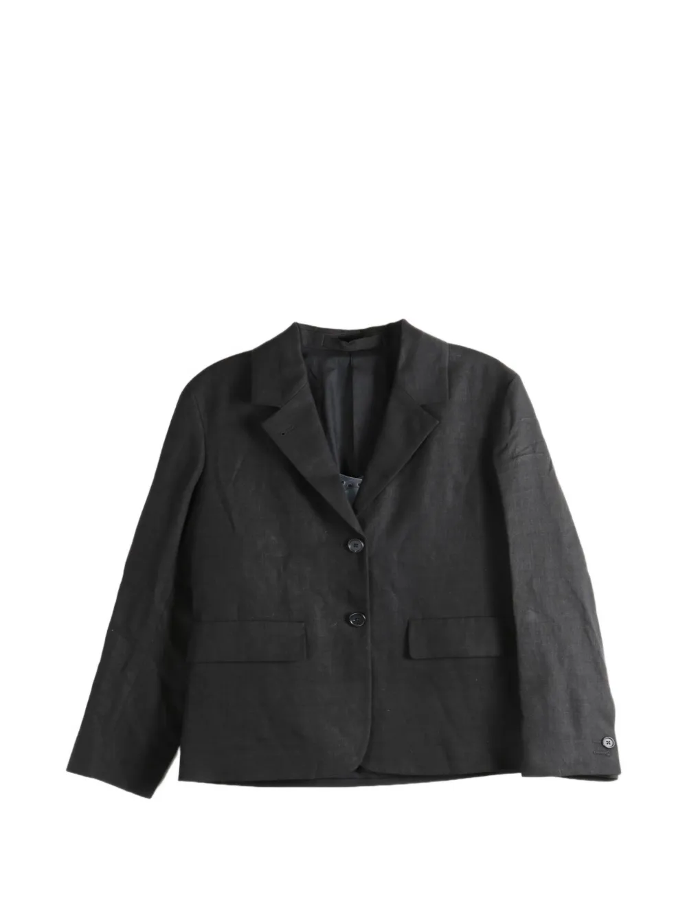 Margaret Howell notch-lapel flap-pocket jacket - Nero