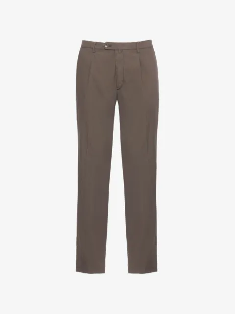 Briglia 1949 pantalon de tailleur à détails plissés