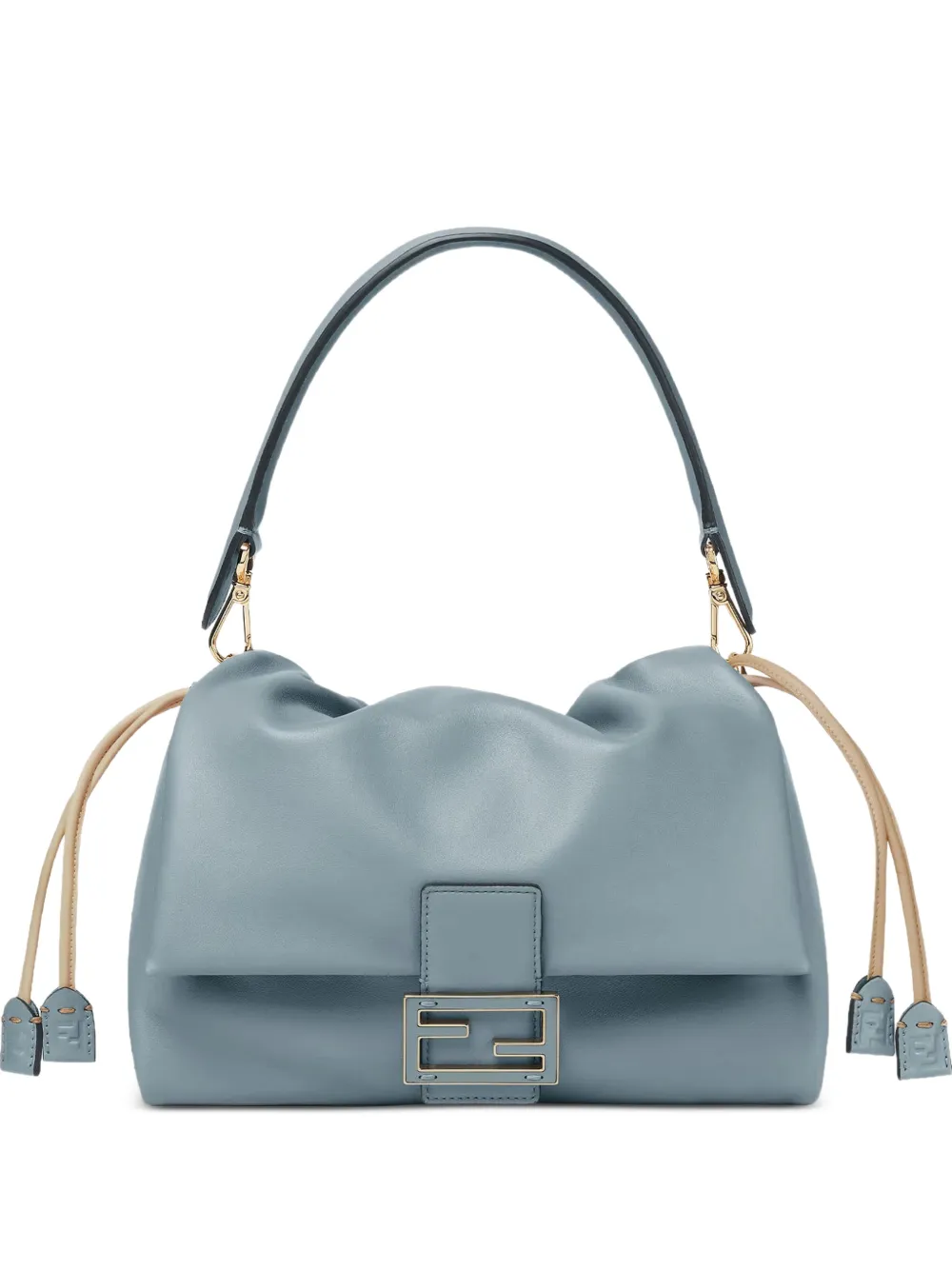 FENDI Mamma Baguette drawstring shoulder bag - Blau
