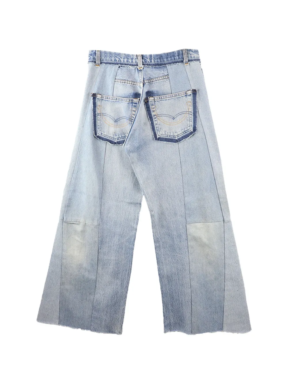  Readymade Jean à Effet Délavé - Bleu 