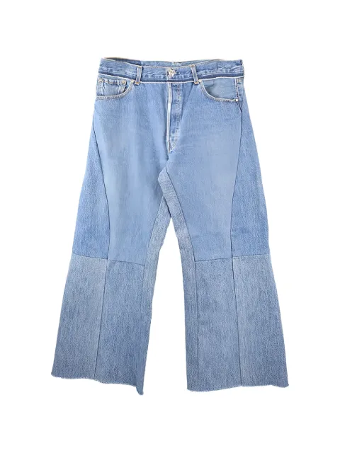 Readymade patchwork faded jeans
