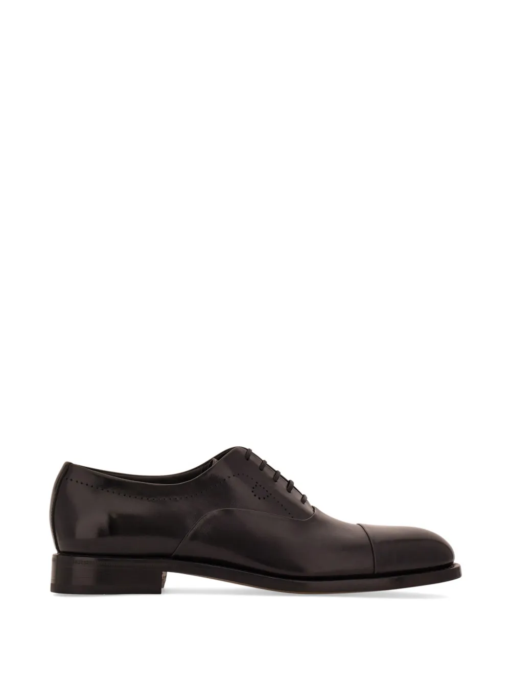 Ferragamo Tramezza oxford with toe cap - Brown