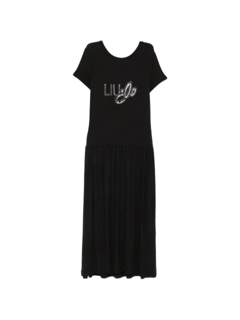 LIU JO logo jersey dress