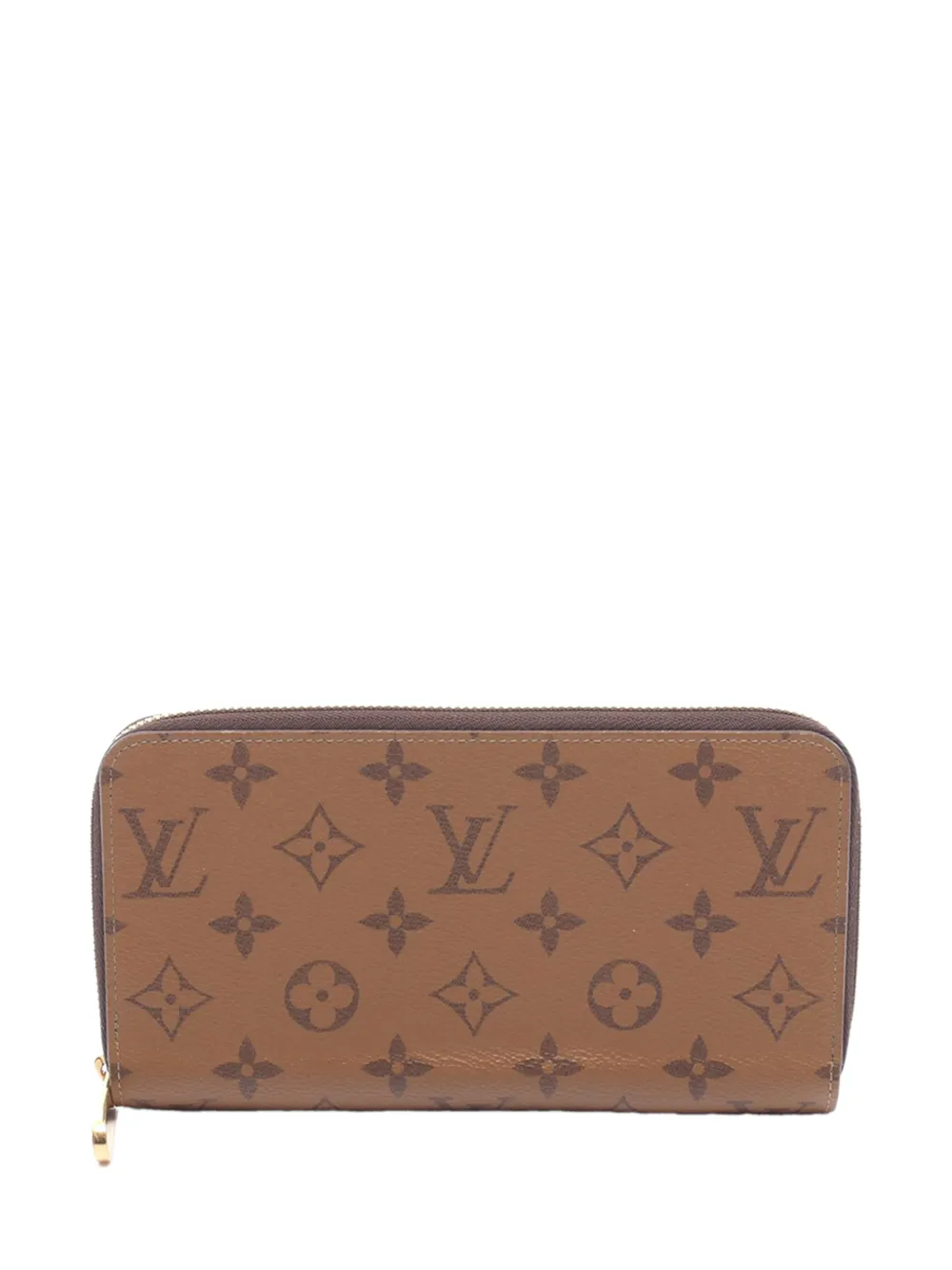 Louis Vuitton Pre-Owned 2021-2026 Monogram Reverse Zippy Wallet long wallets - Marrone