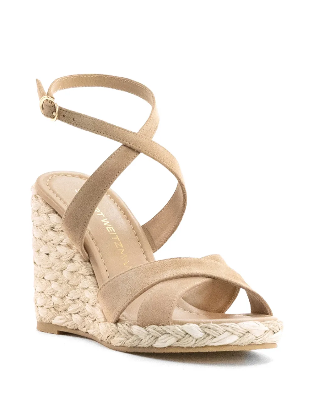 Stuart Weitzman Alyssa wedge espadrilles Beige