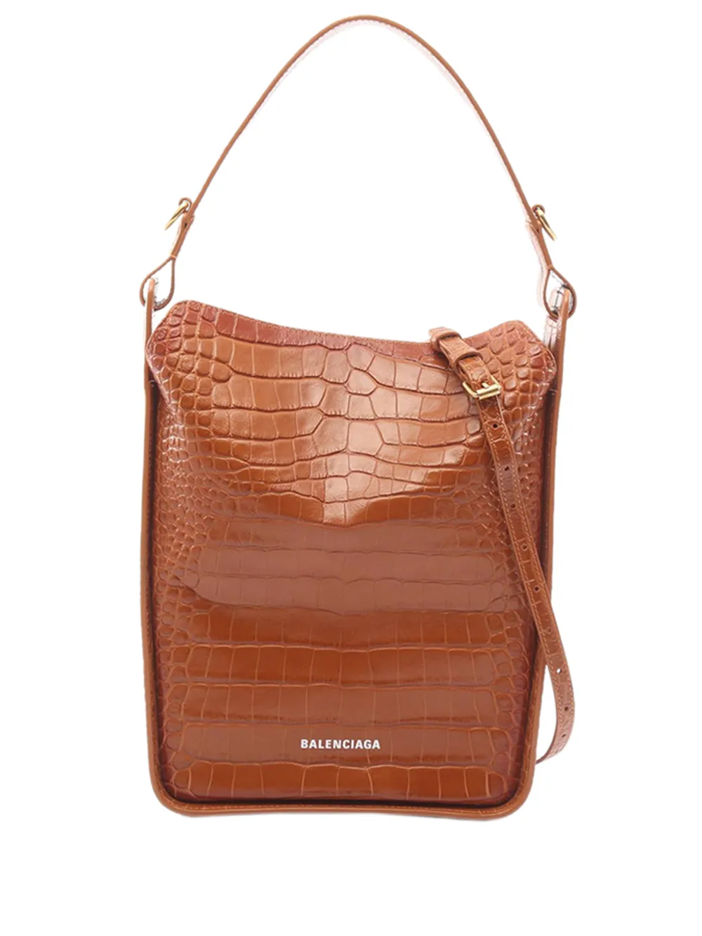 Balenciaga Pre-Owned 2010-2026 Tool 2.0 North South satchel - Marrone