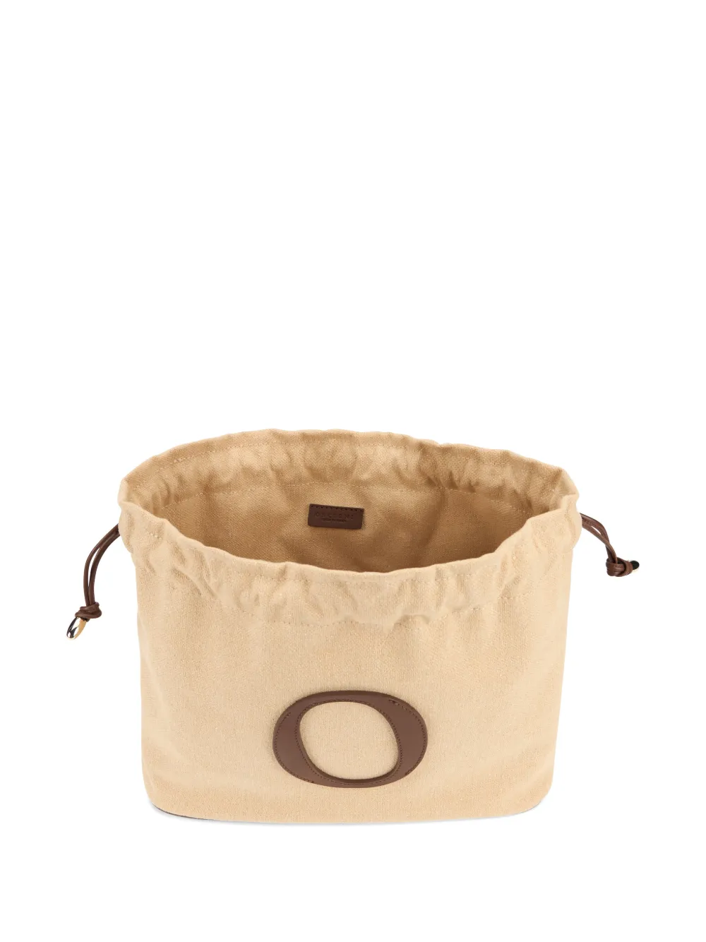 Orciani Bucket-tas met trekkoord Beige