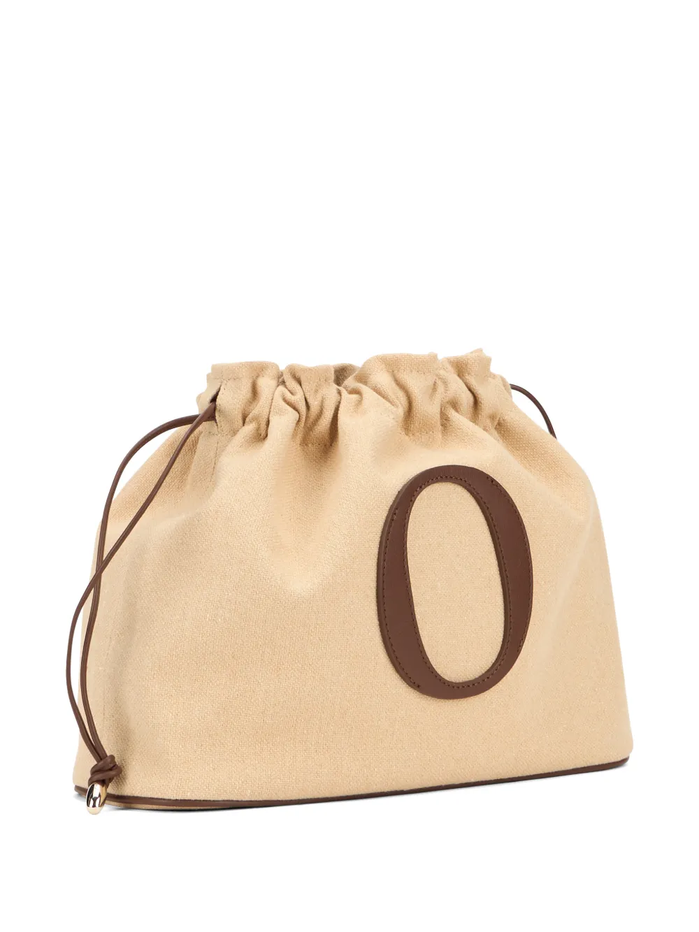 Orciani Bucket-tas met trekkoord Beige