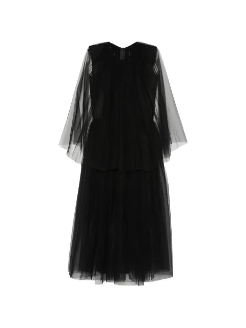 Alchemy tulle-layered flared dress