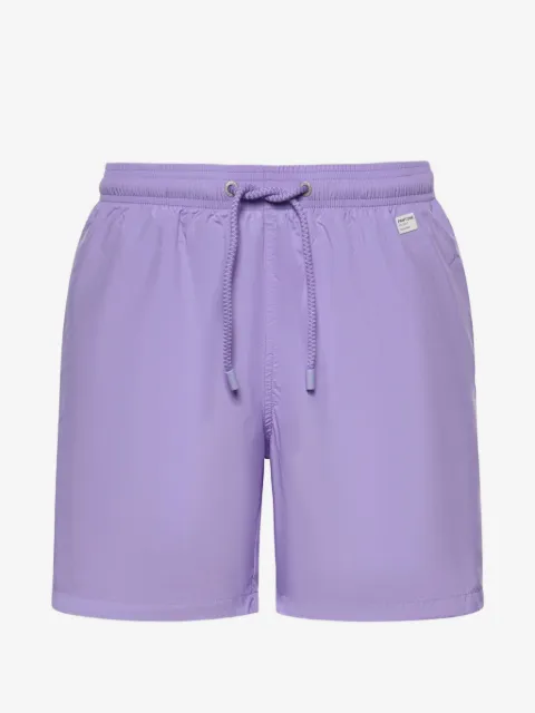 MC2 Saint Barth logo-patch drawstring swim shorts